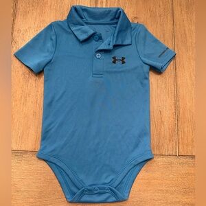 Under Armour Blue Polo Bodysuit - 18M
